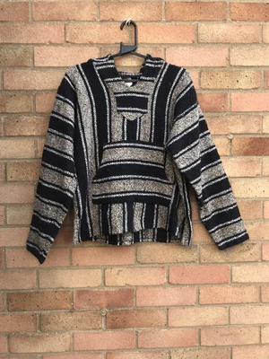 £15 • Buy Adults Baja Hippy Top Jumper Festival Hoodie Size L