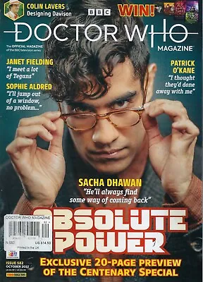 $17.50 • Buy Doctor Who Magazine  Issue 582  2022  Absolute Power