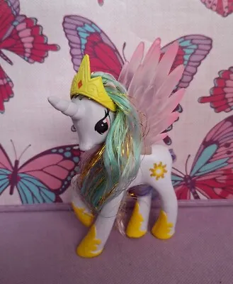  My Little Pony  Princess Celestia Pink Wings Tinsel Hair Crown & Necklace • £9