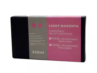 InkOwl 220ml VIVID LIGHT MAGENTA Compatible Cartridge For EPSON Stylus Pro 7880 • $49.95