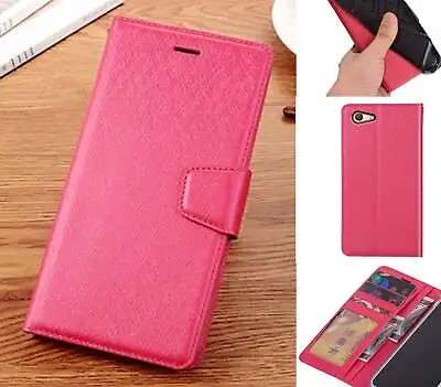$9.50 • Buy Oppo A59 F1s Wallet Case Shiny Wire Finish 4 Card Slots Dual Cash Pocket