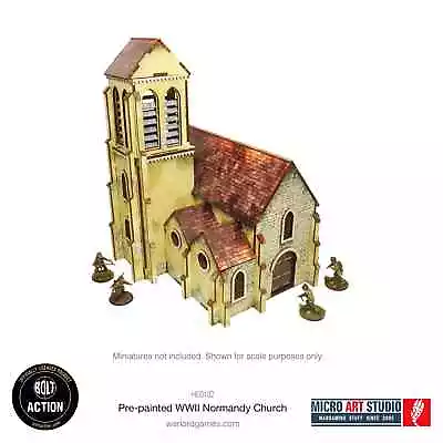 Micro Art Studio H00132 WW2 Normandy Church (Bolt Action) Painted Terrain Kit • $68