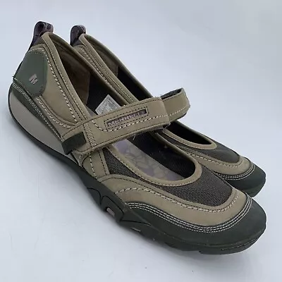 Merrell J68176 Mimosa Emme Mary Jane Sandal Shoes Dusty Olive Women’s Sz 10(D4) • $35