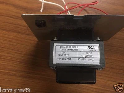 $48.95 • Buy GM-1250-H 120V 60hz 60VA AC 12V 4.2A 50W Magnetic Transformer With J-Box Plate 