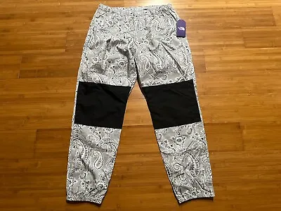 NWT THE NORTH FACE PURPLE LABEL Men's Paisley Print Mountain Wind Pants Size 36 • $99.99