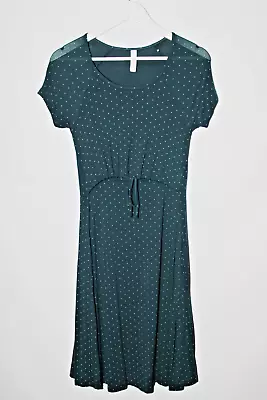 Latched Mama Polka Dot Green Nursing Sleeping Gown Size XS • $24.99