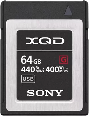 Sony QDG64F/J XQD (64GB XQD 440Mb/s) Flash Memory Card  • £120.95