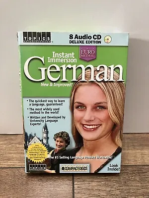 Instant Immersion German 8 Audio CD Deluxe Edition  • £13