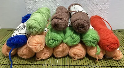 Vintage Elsa Williams Needlecraft Tapestry Wool Yarn Lot Of 16 Mixed Colors • $20