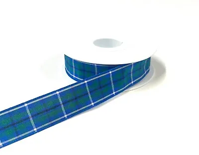 Tartan Ribbon 25mm Berisfords Scottish Ribbon Sewing Crafts Gifts 17 Patterns • £1.95