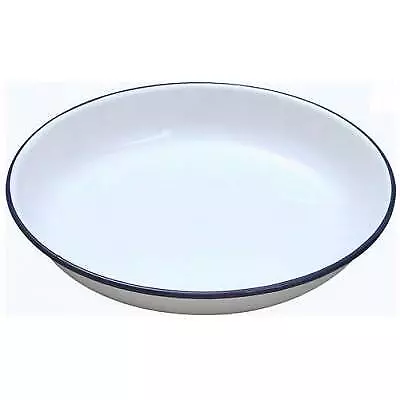 Falcon Housewares Enamelware Rice And Pasta Plate White 20cm FLN030237 • £8.28