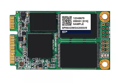 64GB Silicon Power MSA300SV MLC SATA3 MSATA Industrial Solid State Disk • £58.99