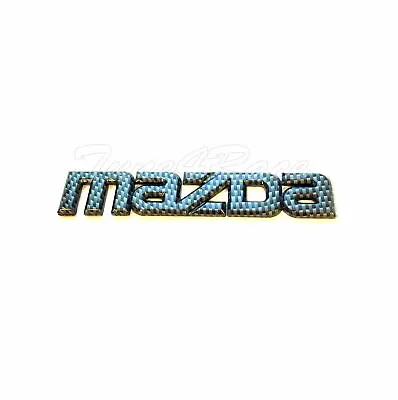 Mazda Logo Emblem Carbon Fiber OEM Genuine CF Badge Decal Symbol Protege 626 • $9.99