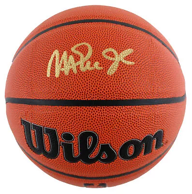 Lakers Magic Johnson Authentic Signed Wilson Basketball W/ Gold Sig BAS Witness • $149.99