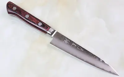Jck Gekko Kagami Tsuchime Damascus Vg-10 Petty Knife Made In Japan  New • $268