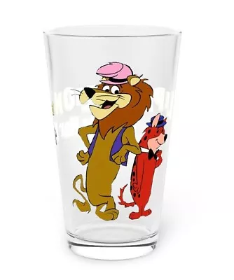 Lippy The Lion & Hardy Har Har Pint Glass 16oz - Hanna-Barbera Cartoon 1962 • $21.99