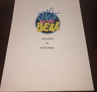 Mark Paul Gosselaar Saved By The Bell Zack Morris Signed Pilot Script COA E2 • $149.99