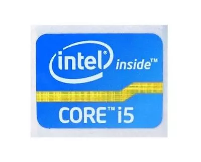 Intel Core I5 Inside Sticker (15.5 X 21 Mm Logo) USA Seller (Pack Of 10) • $6.99