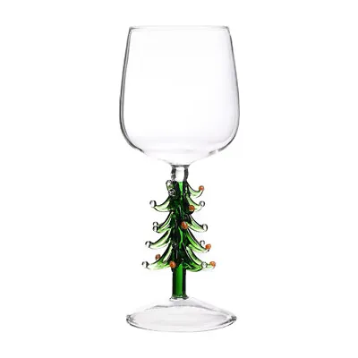 Christmas Cocktails Glasses Goblet Tree Shaped Wine Glass Lolita • £16.19