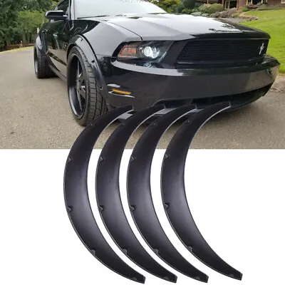 For Ford Mustang Fender Flares Flexible Wide Body Kit Extension Wheel Arch 4.5  • $69.46