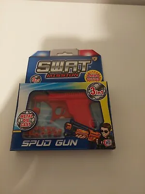£5.25 • Buy Spud Gun Retro Metal Die Cast Water Pistol Potato Toy Gun Dressing Costume SWAT