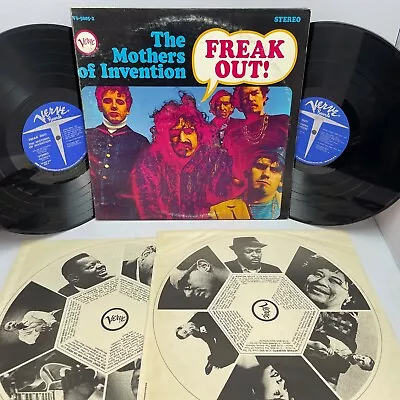 The Mothers Of Invention Freak Out! 1966 Original Vinyl 2x LP Hot Spot Ad Zappa • $64.98