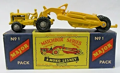 Matchbox Major Pack #1 CATERPILLAR EARTH MOVER Diecast NEAR MINT With Box • $89.99