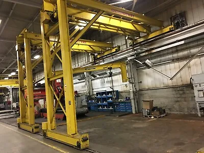 5 Ton Pittsburgh Single Leg Single Girder Gantry Crane: Yoder #67227 • $15000