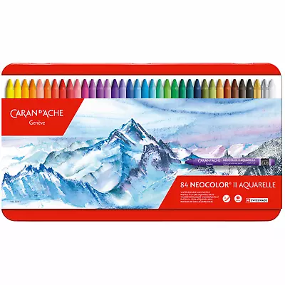 Caran D'Ache Neocolor II Water Soluble Wax Pastels Sets Of 10 15 30 40 84 • £159.99