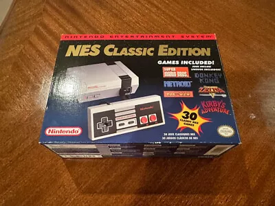 Authentic Nintendo NES Classic Edition Mini Console Complete In Box 30 Games • $139.99