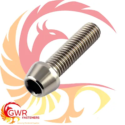 Tapered Socket Cap Head Bolt - M7 X 1.0mm X 20mm - 303 STAINLESS STEEL UK MADE • £4.16