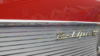 1957 Chevrolet Chevy New Quarter Panel Bel Air Emblem Badge New • $65