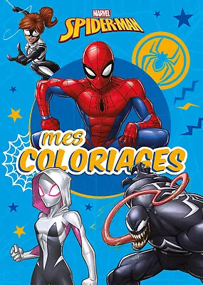 £7.99 • Buy Marvel Spiderman Kids Adult Colouring Book Fantasy French Comic Venom Miles
