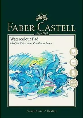 £7.10 • Buy #792713 Faber Castell A4 Sketch Pad Watercolour Spiral Bound 300gsm 10 Pages Art
