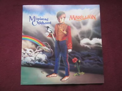 Marillion 1985 Misplaced Childhood 12x12 Promo 2-Sided Cover Flat Poster  • $13