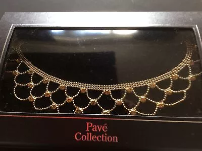 £6.50 • Buy Adrian Buckley Necklace Gold Colour With Amber Coloured Stones