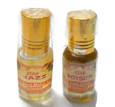£8.10 • Buy 2X Indian Arabic Perfume Oil/Attar-Jazz Classic(Non Alcoholic&Concentrated)12ml 