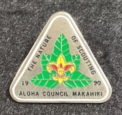 BSA BOY SCOUTS OF AMERICA Pin Vtg 1990 Aloha Council Makahiki Hawaii • $15.43