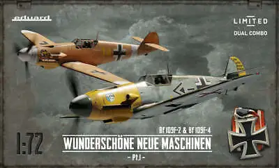 Eduard 2142 1:72 Wunderschoene Neue Maschinen Messerschmitt Bf109F Dual Pack - N • £23.85