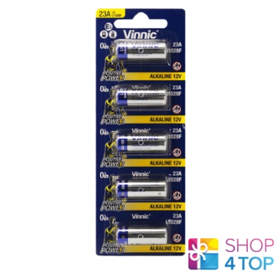 £3.76 • Buy 5 Vinnic Alkaline High Voltage Batteries 23a L1028f Mn21 12v Exp 2025 New