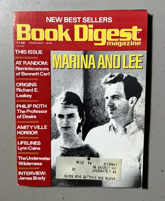 1978 February Book Digest Magazine Marina & Lee Harvey Oswald (B36) • $49.99