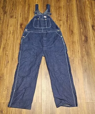 Dickies Men’s Bib Overall Size 44x30 Dark Blue  • $12