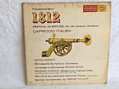 TCHAIKOVSKY PYOTR (1840-1893) Vinyl Album- 1812 Overture & Capriccio Italien  • $10