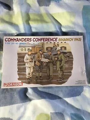 Dragon 1/35 German Commanders Conference Figures Model Kit • £10