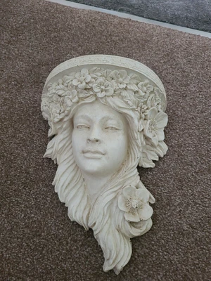£18 • Buy Art Deco Architectural Flower Ornate Plaster Corbel Bracket Shelf Wall Plaque