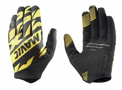 Mavic Deemax Pro MTB Glove - Yellow Mavic-Black • $31.50