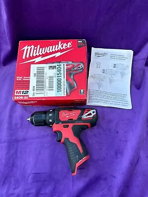 Milwaukee 2407-20 NEW M12 12V Li-Ion Cordless 3/8  Drill/Driver • $39