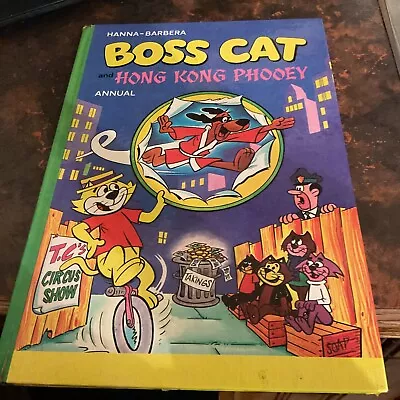 Boss Cat Hong Kong Phooey Annual 1979 Hanna Barbera British A1 Unclipped • £18.85