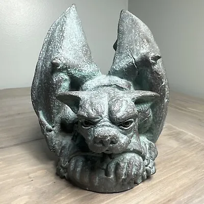 Vintage Universal Statuary 1993 Perched Gargoyle Figure-Bronzed Resin 039 • $39.78