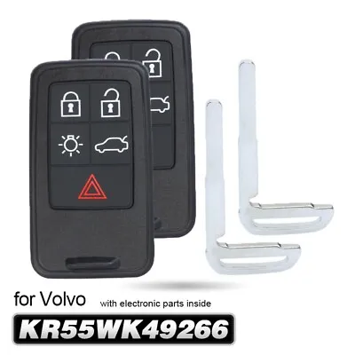 2x Keyless 433MHz Smart Remote Key Fob For Volvo S80 S60 V60 XC6 V70 KR55WK49266 • $37.42